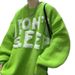 New towel embroidered round neck sweater for men, autumn and winter thick lazy style base coat, winter retro knitted sweater_viptrois.com