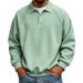 Men's Clothing Simple Knitted Lapel Button Men's Casual Knit Sweater – Button-Up Collar & Relaxed Fit (Solid Colors, Poly-Cotton Blend)_viptrois.com