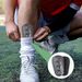 Shin Guard Football Sports Set With Glue On Football Socks, Long Socks, Shin Guards And Straps_viptrois.com