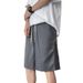 Men's Clothing New Five Point Casual Pants Men's Teenagers Loose Straight Workwear Shorts_viptrois.com