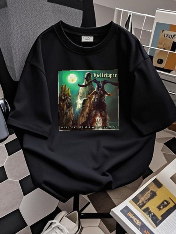 BEST TO BUY Hellripper Warlocks Grim Withered Hags UK Music S 5XL T Shirt Summer Streetwear Breathable Stylish Graphic Unisex Soft Slightly_viptrois.com
