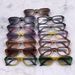 Retro Square Gradient Sunglasses - Classic Small Frame (Unisex UV Protection)_viptrois.com
