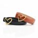 Women's new belt, simple, sweet, love buckle, versatile dress, decorative belt, hemmed jeans belt _viptrois.com