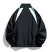 2025 New Coat Spring And Autumn Boys Youth Without Hat Lapel Jacket Baseball Jersey Striped Casual Sports Top_viptrois.com