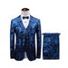 Men's Clothing Three Piece Suit Men's Suit Performance Dress Stage Building Evening Party Suits_viptrois.com