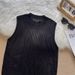 Men's Clothing Summer Hollow Vest T Shirt Men's High End Design Niche Easy To Match Grid Layered Loose Top_viptrois.com