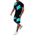 Men's Casual 2-Piece Set - Breathable Gym T-Shirt & Athletic Shorts For Summer Workouts And Street Style_viptrois.com