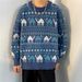 Pure Elegant Versatile Fashion Knitted Harajuku Ins Trend Japanese Simple Lazy Artistic Popular Deer Sweater For Men_viptrois.com