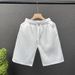 Men's Clothing Trendy Sports Capri Pants Summer Casual Beach Style Hong Kong Versatile Shorts_viptrois.com