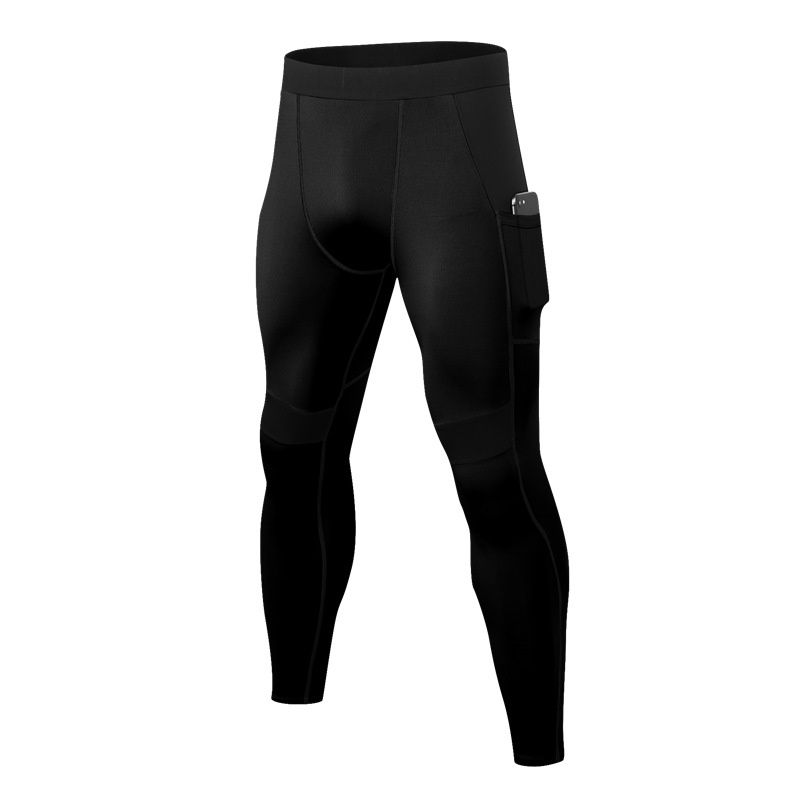 Pulse PRO Men's Fitness Tight High Elastic Sports Training Quick Dry Sweat-wicking Pants With Pockets European Size_viptrois.com