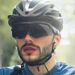 Half Frame One Piece Lens Sports Sunglasses Motorcycle Bicycle Windshield Purple Men And Women Sunglasses_viptrois.com