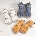Pulse Couple's Warm Ski Gloves Snow Play Waterp Winter Student Riding Thickened Men Women Kids Five Finger Windp_viptrois.com