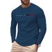 Men's Casual Printed Long Sleeved T Shirt New Tops Hot Selling Bottoming Shirt Trend_viptrois.com