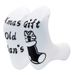 Christmas socks for men and women monogram non-slip mid-tube floor socks_viptrois.com