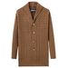 Loom Cross-Border Clothing Men's Long Cardigan Knit Jacket European And American Style Solid Color Autumn Winter Outdoor_viptrois.com