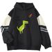 American Style Color Block Loose Niche END OF THE W RLD Pullover Sweatshirt Outerwear Cool Top_viptrois.com