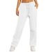 Unisex Fleece-Lined Sweatpants Comfortable Relaxed Fit Joggers For Men & Women, High Waist With Drawstring Soft Knit Fabric, Solid Color Casual Pants_viptrois.com