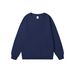 K Men's Loose Solid Color Round-Neck Double-Sided Sweatshirt With Long Sleeves For Casual Wear_viptrois.com
