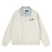 American Style Embroidered Puppy Zipper Jacket Coat Men And Women, Loose Fit, Trendy Ins Style, Casual Cardigan,_viptrois.com