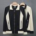 "Men's Japanese-Inspired Contrast Panel Jacket – Lightweight Polyester With Zippered Pockets (Black/Apricot, M-3XL)"_viptrois.com