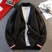 Men's Clothing Men's Knit Cardigan Sweater - V-Neck Button-Up Casual Pullover For Teens & Youth (White/Black/Green, Sizes M-4XL)_viptrois.com