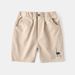 Children's Shorts New Summer Boys Embroidered Casual Pants Korean Baby Loose Shorts One Piece Drop Shipping_viptrois.com