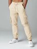 Spring And Autumn New Men's Workwear Solid Color Multi Pocket Casual Jogging Cuffed Trousers_viptrois.com