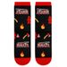 Tall jacquard casual sports socks golf pickleball fire socks_viptrois.com