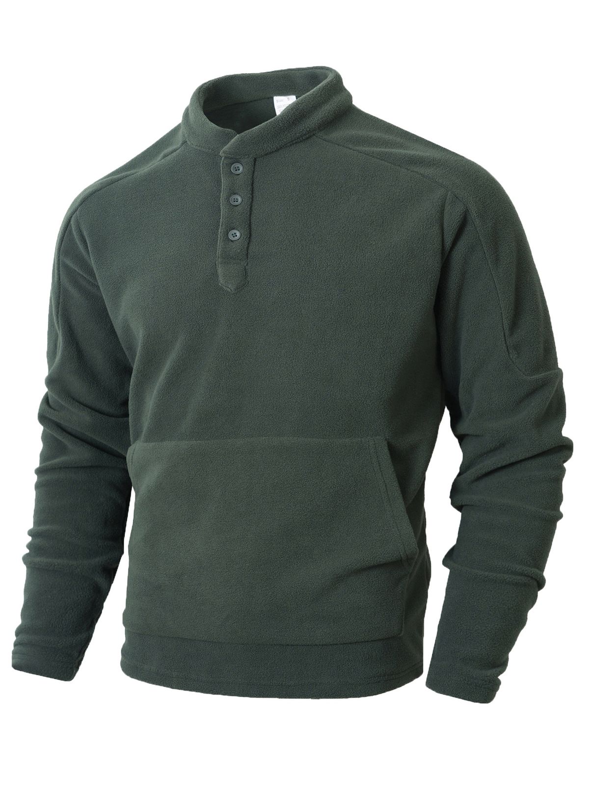 Men's Clothing Men's Slim-Fit Stand Collar Sweatshirt – Minimalist Pullover For Smart Casual & Urban Style_viptrois.com