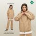 Pure Pure ARTIE Men's Clothing | 2025 Autumn Winter New Fleece 350G Double Zipper Loose Trendy Brand Hooded Sweatshirt_viptrois.com