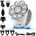 9D Bald Head Shavers 6 In1 Electric Shaver Cordless Wet Dry Rotary Razor For Men_viptrois.com