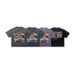 American Street Style Vintage Washed 300g Loose Casual Short Sleeve T-Shirt Versatile Unisex Top_viptrois.com