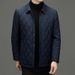 Thin Padded Jacket Business Casual Rhombus High-end Men's Padded Jacket Men's Padded Jacket Men_viptrois.com