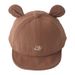 Baby Hat Autumn And Winter Cartoon Bear Baby Warm Outdoor Shade Baby Cap_viptrois.com