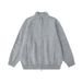 Pure Wushu Men's Clothing 25 Autumn Winter New Simple Versatile Solid Color Zipper Casual Sweater Melard Knitted Stand Collar_viptrois.com