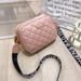 Women's Designer Camera Bag - Quilted Crossbody Purse With Letter Strap, Sequins & Fringe (Stylish Zip Closure Shoulder Bag)_viptrois.com