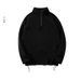 Men's & Women's Winter Half-Zip Stand Collar Fleece Pullover Sweatshirt - Cozy Lined Sherpa Fleece, Relaxed Fit, Long Sleeve, Casual Outerwear_viptrois.com