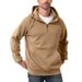 "Men's Half-Zip Fleece Hoodie – Winter Warm Pullover With Soft Lining, Adjustable Hood, Casual & Athletic Style, Thickened Comfort Fit"_viptrois.com