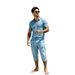 Men's Linen Cotton Suit 2026 Trendy Wide Leg Pants Multiple Pockets Breathable Workwear Loose Fit All Season Thin Clothing for Vacation_viptrois.com