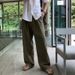 Men's Linen-Blend Relaxed Fit Trousers – Breathable Straight-Leg Pants With Adjustable Drawstring Waist (M-XXXL, Beige/Black/Brown/Olive/Navy)_viptrois.com