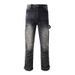 Men's Clothing High Street Multi Pocket Men's Jeans Lumberjack Men's Straight Jeans Men's Distressed Retro Overalls 1328_viptrois.com