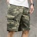 Premium Products Camouflage Workwear Shorts Men's Trendy Brand Ins Yuwen Le Sports Mid Pants Loose Casual Five Quarter Pants Men_viptrois.com