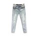 Men's Clothing Summer Heavy Wash Retro Distressed Ripped Jeans Men's Trendy Brand Handsome Scraped Slim Fit Skinny Nine Point Pants_viptrois.com