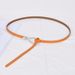 Perforated Belt for Women's Thin Waist Belt Genuine Leather Belt for Women's Decorative and Versatile Dress Belt_viptrois.com