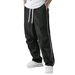 Summer Men's Trendy Versatile Solid Color Drawstring Long Pants Casual American Style Fashion Wholesale Available_viptrois.com