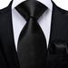 Unisex A Men's 8cm Solid Color Fashion Hand Tie Pocket Towel Suit, Business Party Tie Square Towel Combination_viptrois.com