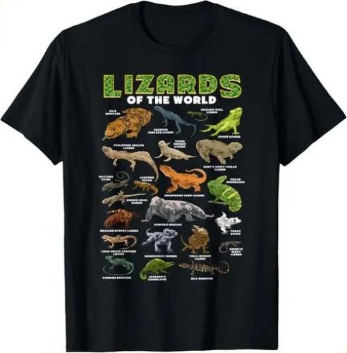 2026 T-shirtt-shirtlizard Shirt Lizards Animal Of The World Repti_viptrois.com