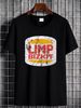 Limp Bizkit Burger King T-Shirt Vintage Distressed Worn Homme Stylish Graphic Summer Unisex Top For Everyday Wear Casual Fashion Comfortable_viptrois.com