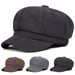 Casual British Style Octagonal Hat Duckbill Beret Men's Trendy Autumn Winter Women's Newsboy Cap_viptrois.com