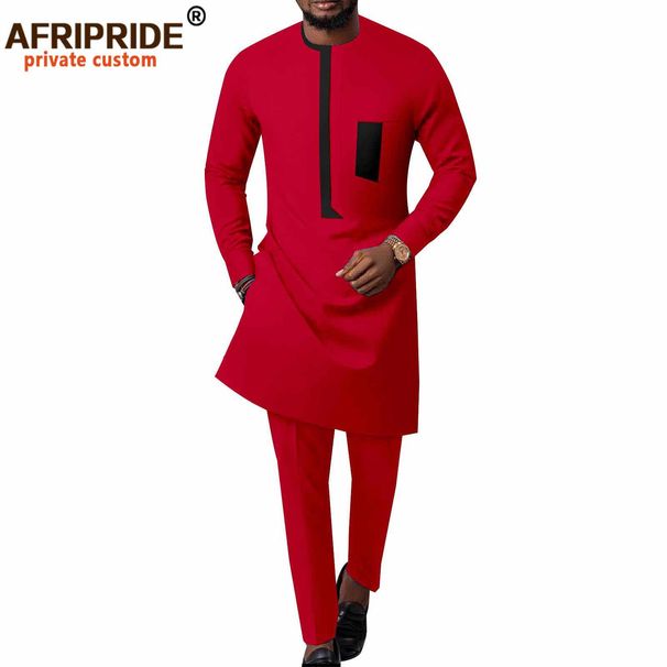 Men's clothing African national cotton men's casual set_viptrois.com